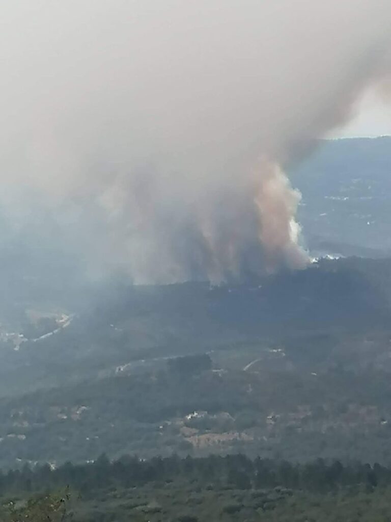 Incêndios em Ourém Pombal e Ferreira do Zêzere preocupam autoridades